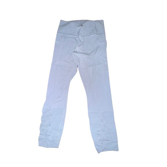 Athleta Salutation Stash Pocket II Cinch 7/8 Tight Women's Size S Light Blue - Picture 3 of 7